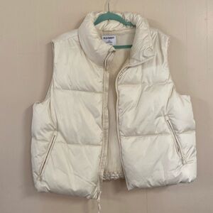 Old Navy cream colored vest